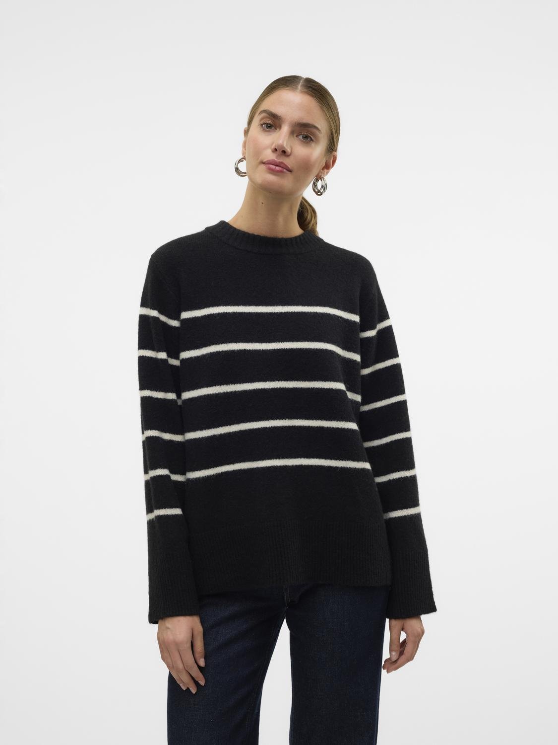 VMFLAWLESS Pullover - Black - VERO MODA & VILA Bergvik